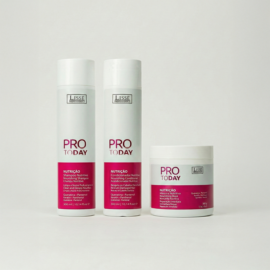 Kit Pro Today Nutrição Intensiva – Shampoo + Condicionador + Máscara